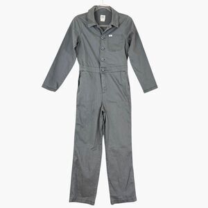 LEE Workwear Vintage Modern Womens XS Union Alls Coveralls Jumpsuit Dark Gray